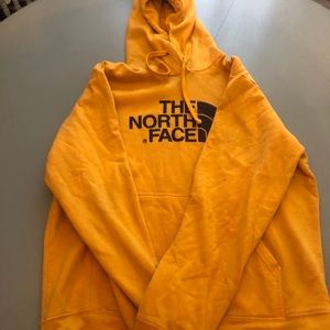 The north face Hoodie yellow women’s size L